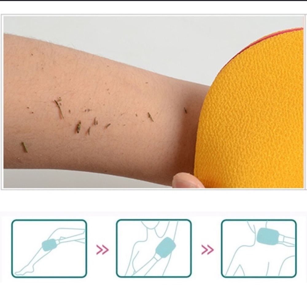 ✔️bathing exfoliating glove